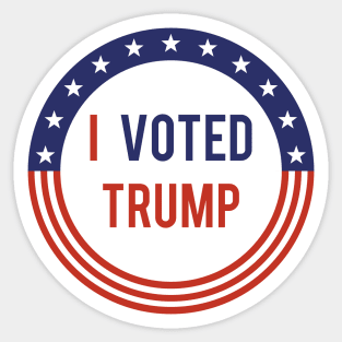 I Voted Trump Sticker